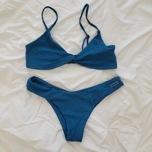 Blackbough bikini set teal blue